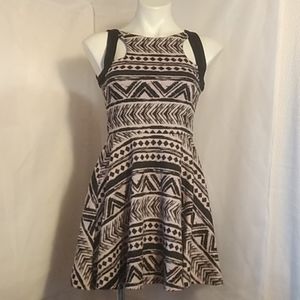 "Material Girl" Trible Print Summer Dress
